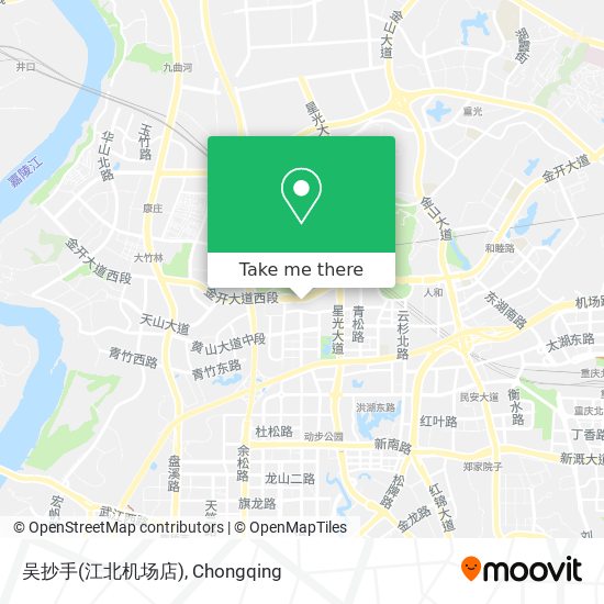 吴抄手(江北机场店) map