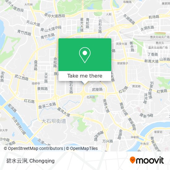 碧水云涧 map