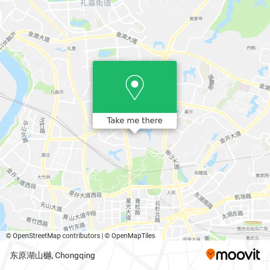 东原湖山樾 map