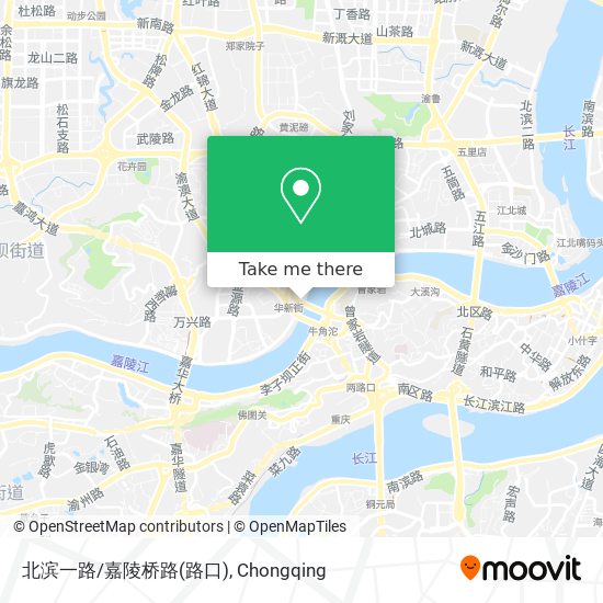 北滨一路/嘉陵桥路(路口) map