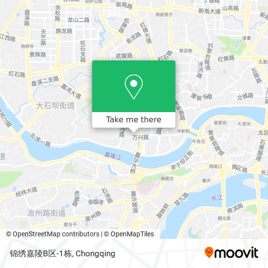 锦绣嘉陵B区-1栋 map