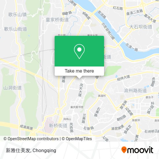 新雅仕美发 map