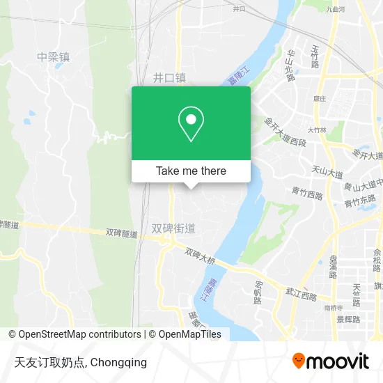 天友订取奶点 map