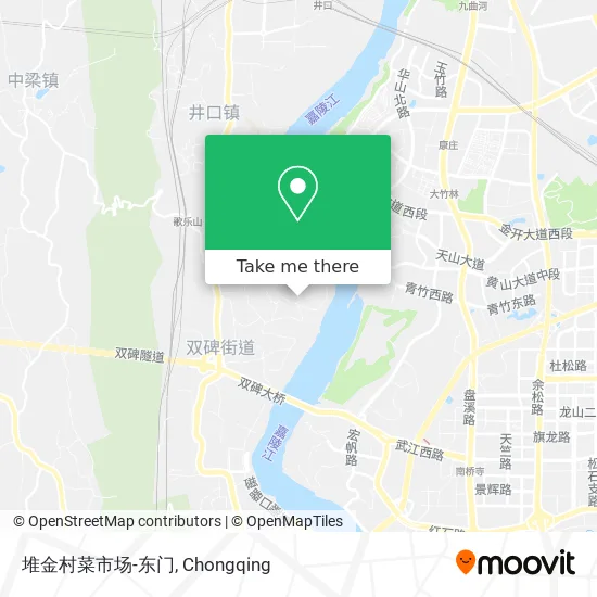 堆金村菜市场-东门 map