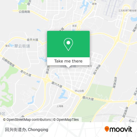回兴街道办 map