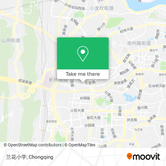 兰花小学 map
