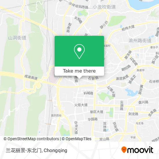 兰花丽景-东北门 map