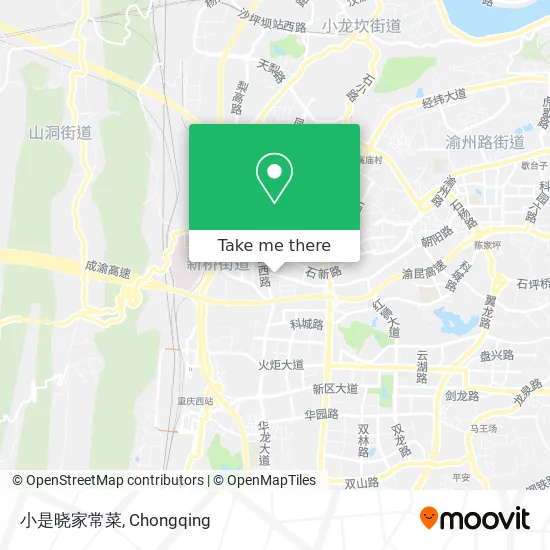 小是晓家常菜 map