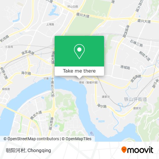 朝阳河村 map