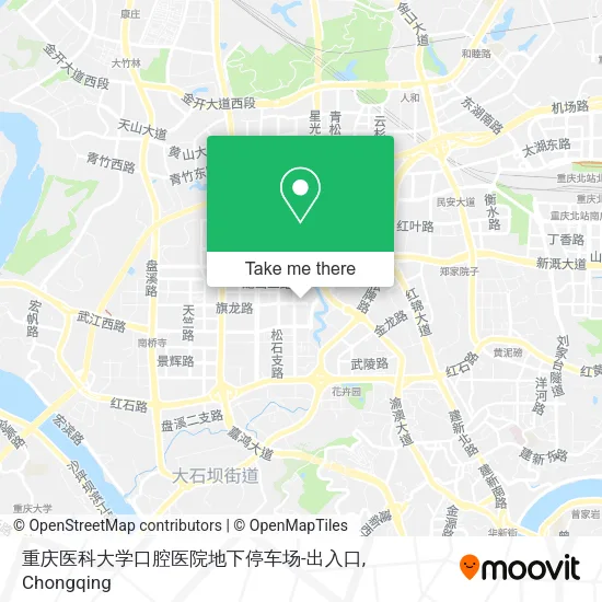 重庆医科大学口腔医院地下停车场-出入口 map