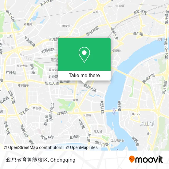 勤思教育鲁能校区 map