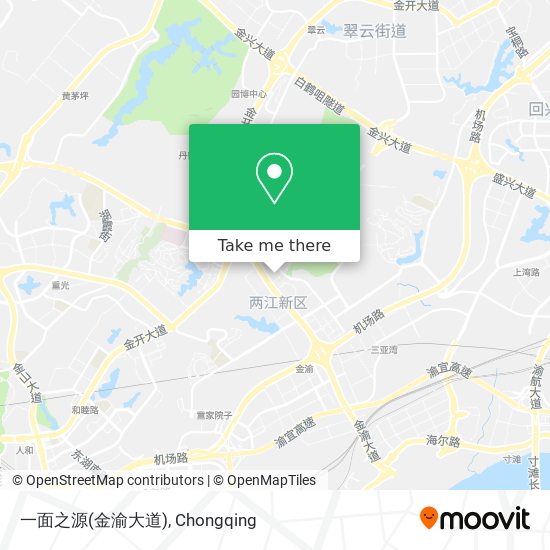 一面之源(金渝大道) map