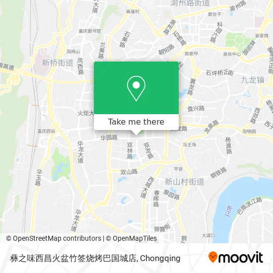 彝之味西昌火盆竹签烧烤巴国城店 map