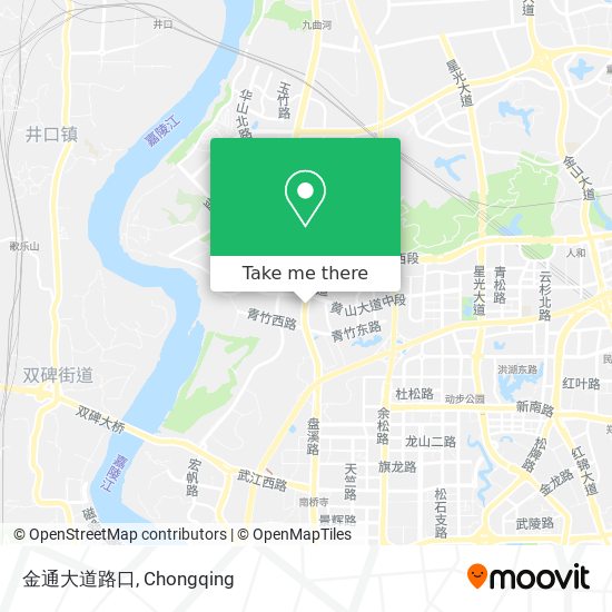 金通大道路口 map