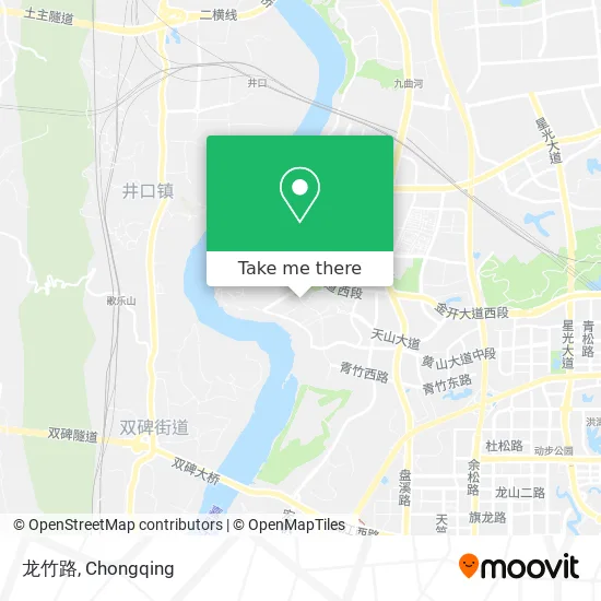 龙竹路 map