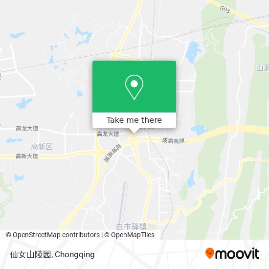 仙女山陵园 map