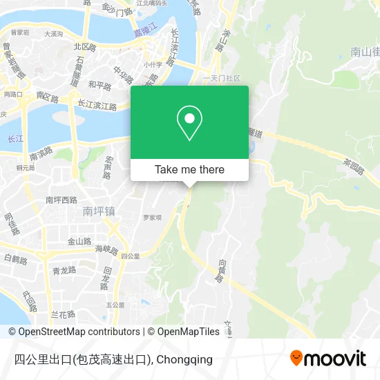 四公里出口(包茂高速出口) map