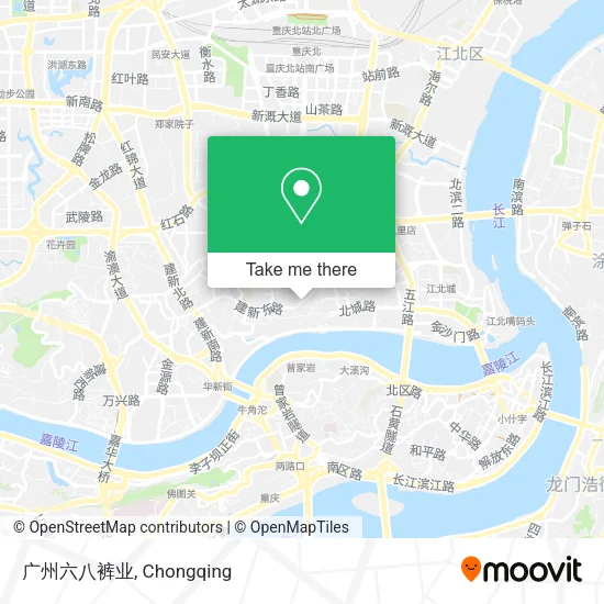 广州六八裤业 map