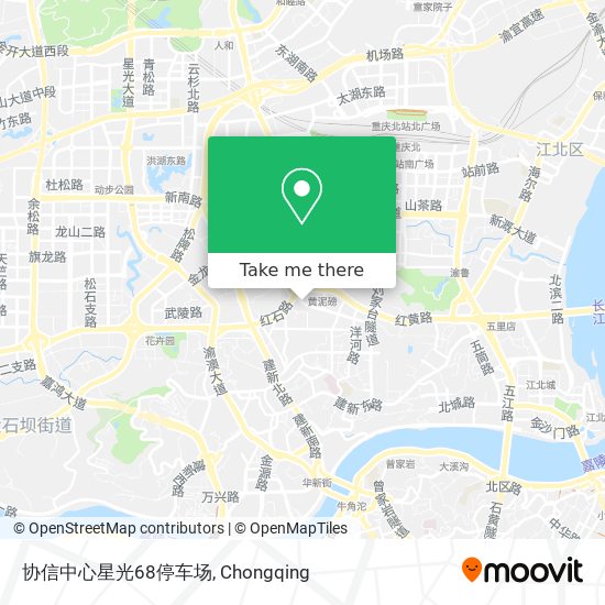 协信中心星光68停车场 map