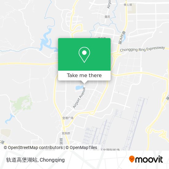 轨道高堡湖站 map