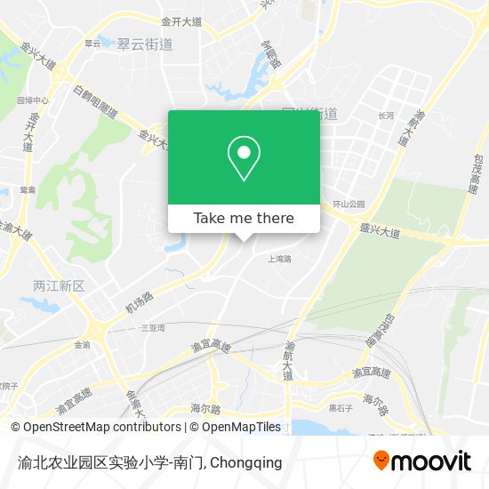 渝北农业园区实验小学-南门 map