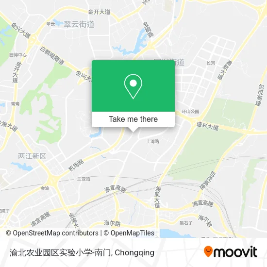 渝北农业园区实验小学-南门 map