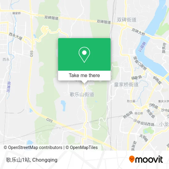 歌乐山1站 map