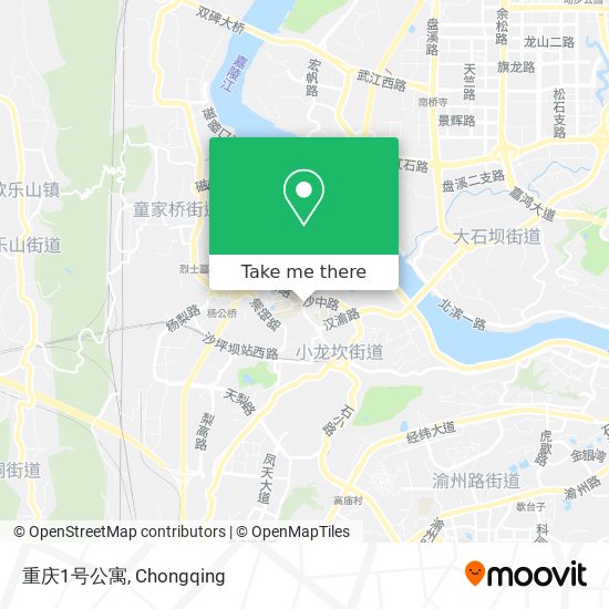 重庆1号公寓 map