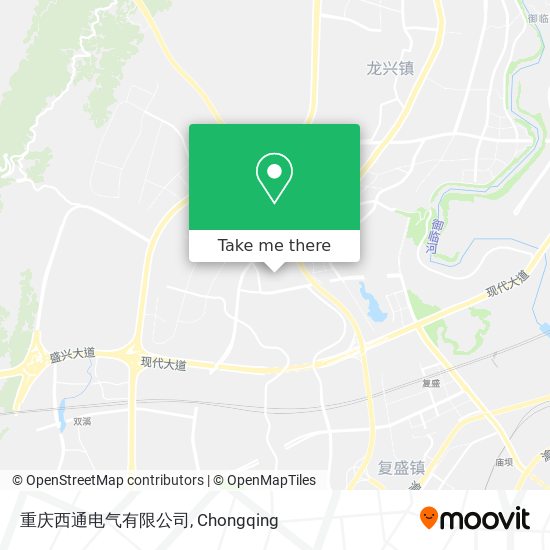 重庆西通电气有限公司 map
