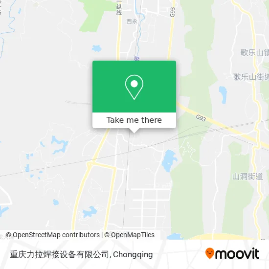 重庆力拉焊接设备有限公司 map
