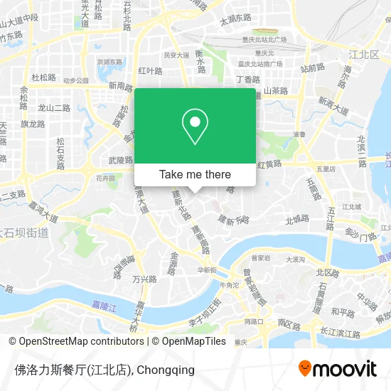 佛洛力斯餐厅(江北店) map