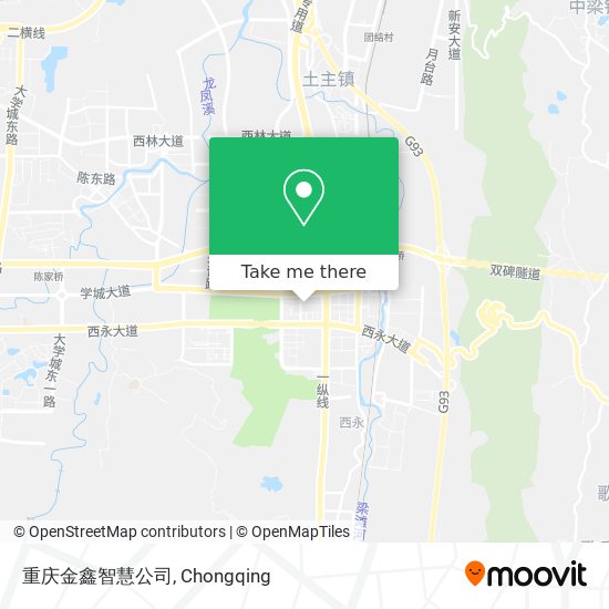 重庆金鑫智慧公司 map