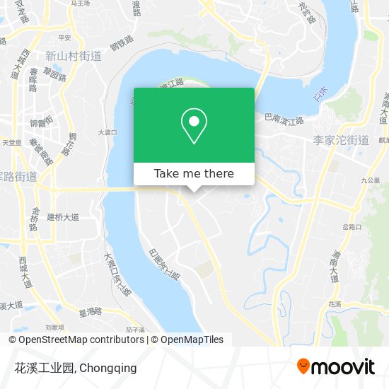 花溪工业园 map