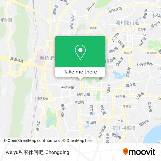 weiyu私家休闲吧 map