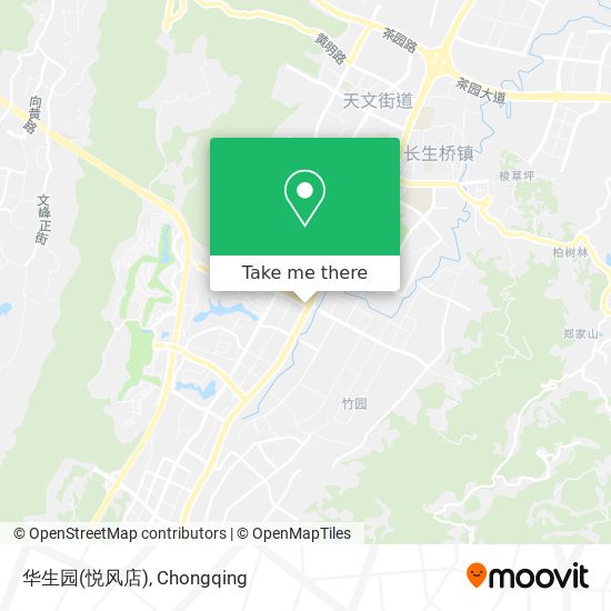 华生园(悦风店) map