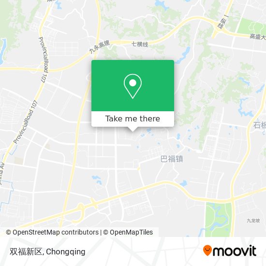 双福新区 map