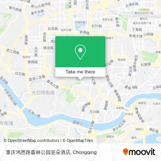 重庆鸿恩路森林公园亚朵酒店 map