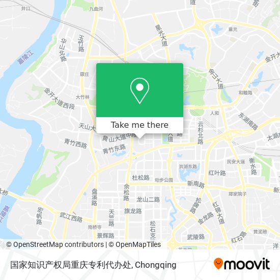 国家知识产权局重庆专利代办处 map