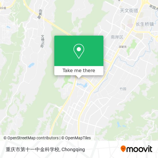 重庆市第十一中金科学校 map