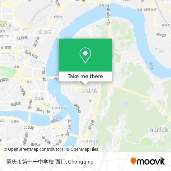 重庆市第十一中学校-西门 map