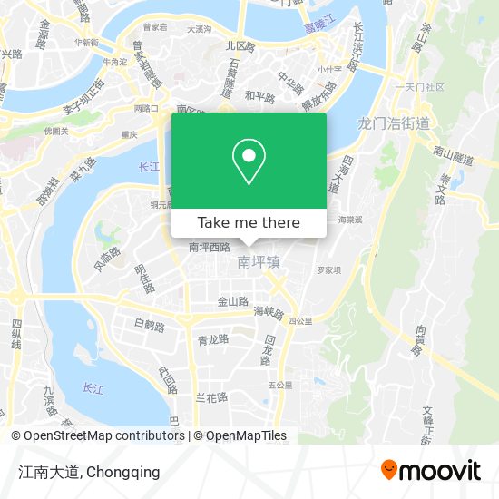 江南大道 map