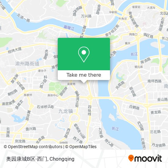 奥园康城B区-西门 map