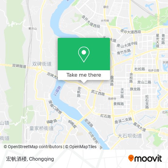 宏帆酒楼 map