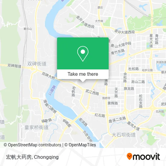 宏帆大药房 map
