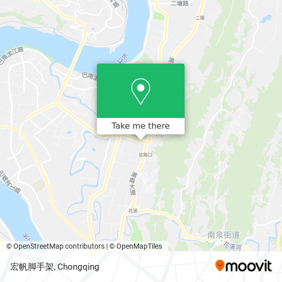 宏帆脚手架 map