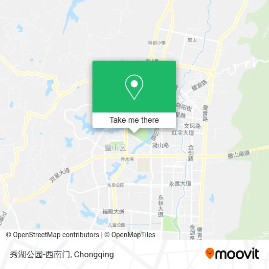 秀湖公园-西南门 map