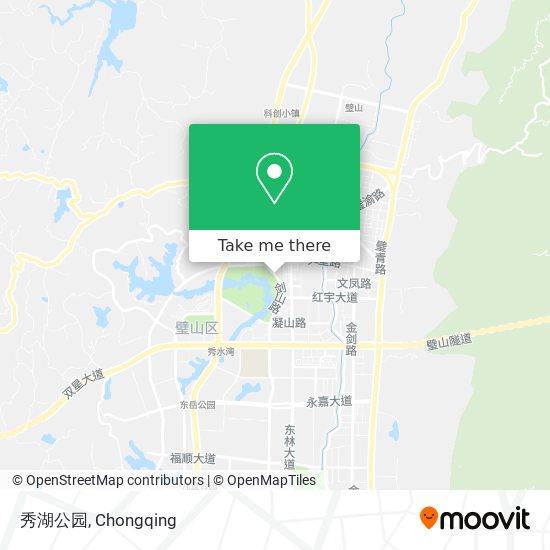 秀湖公园 map