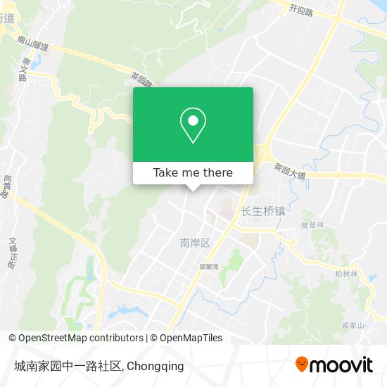 城南家园中一路社区 map