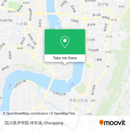 四川美术学院-停车场 map
