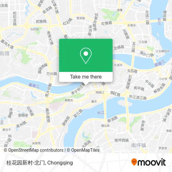桂花园新村-北门 map